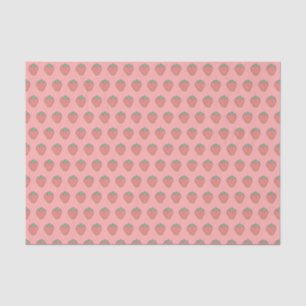 Strawberry Icon Pattern Tissue Paper