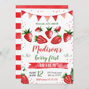 Strawberry Invitation