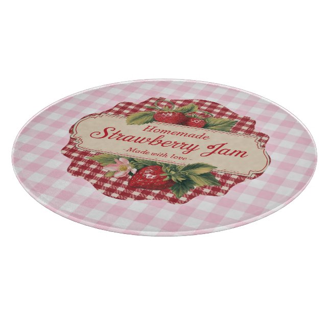 Strawberry Jam Cutting Board (Corner)