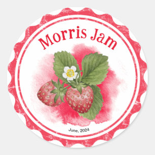 Strawberry Jam label