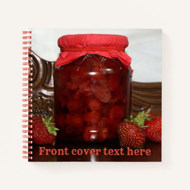 strawberry jam notebook (Front)