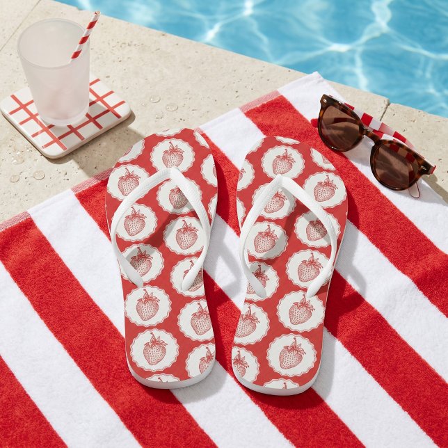 Strawberry Jandals (Creator Uploaded)