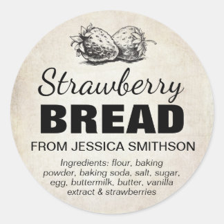 Strawberry Jelly Jam Homemade label STRAW05rd