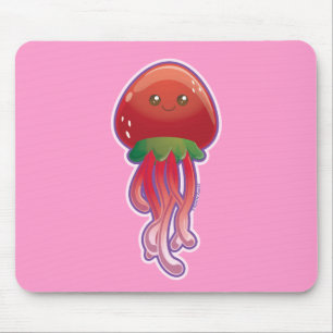 Strawberry Jellyfish Mouse Pad