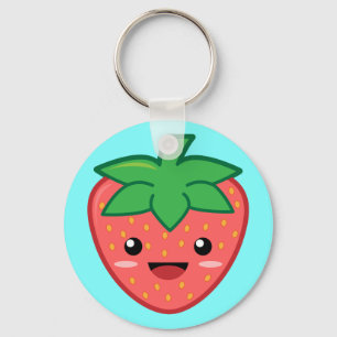 Strawberry Key Ring