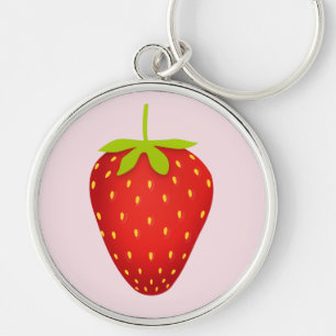Strawberry Key Ring