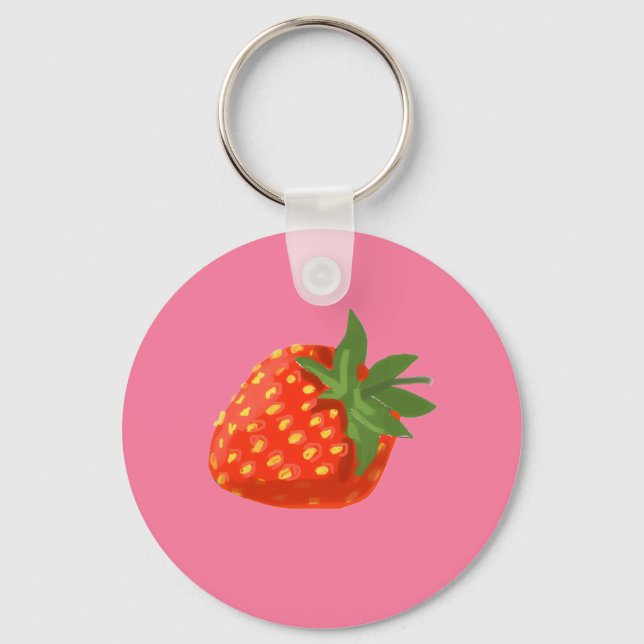 Strawberry Key Ring (Front)