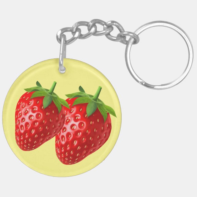 Strawberry Key Ring (Back Left)