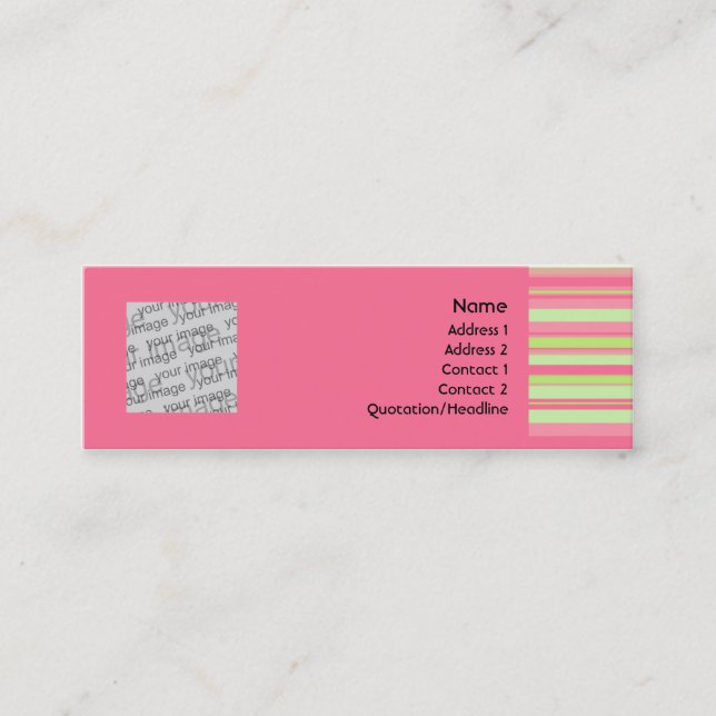 Strawberry & Kiwi Profile Card (Front)