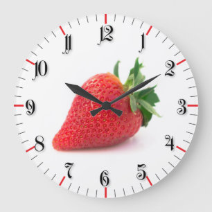 Strawberry Large Clock