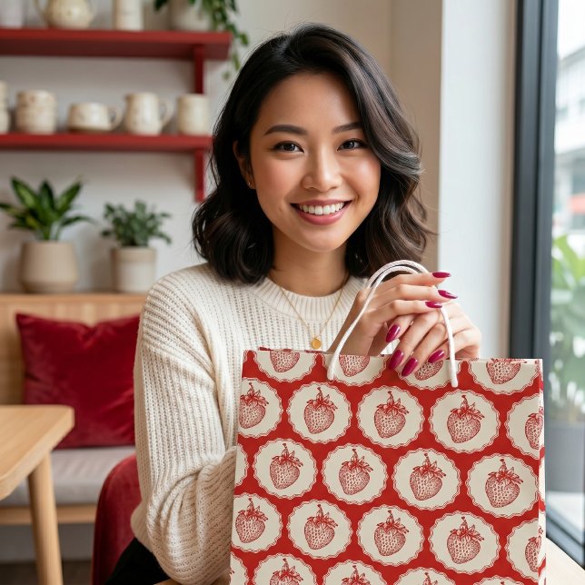 Strawberry Large Gift Bag (Creator Uploaded)