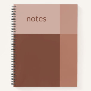 Strawberry Latte Clean Customisable Notebook