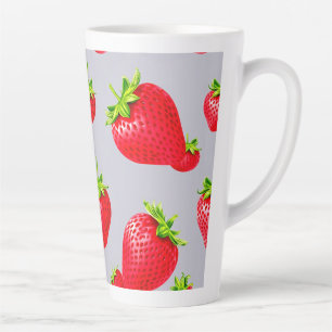 strawberry  latte mug