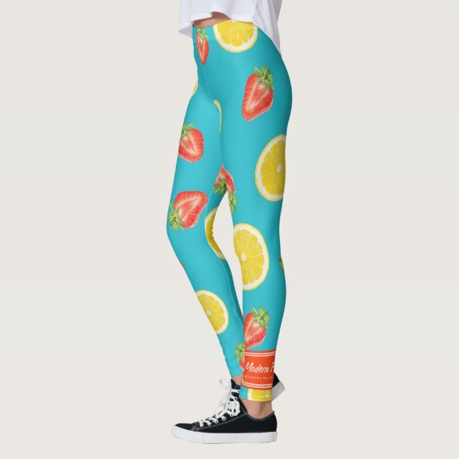 Strawberry Lemon Leggings (Left)