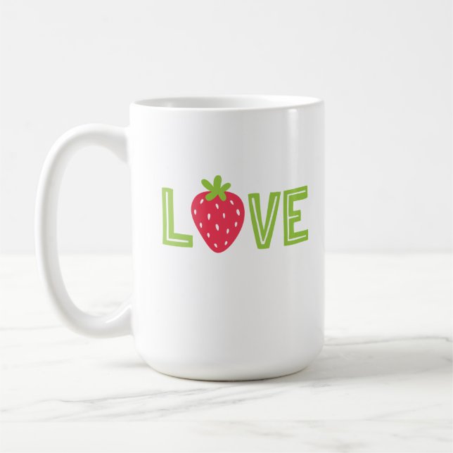 Strawberry Love Mug (Left)