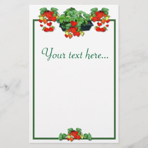 STRAWBERRY LOVE - Stationary # 2 Stationery