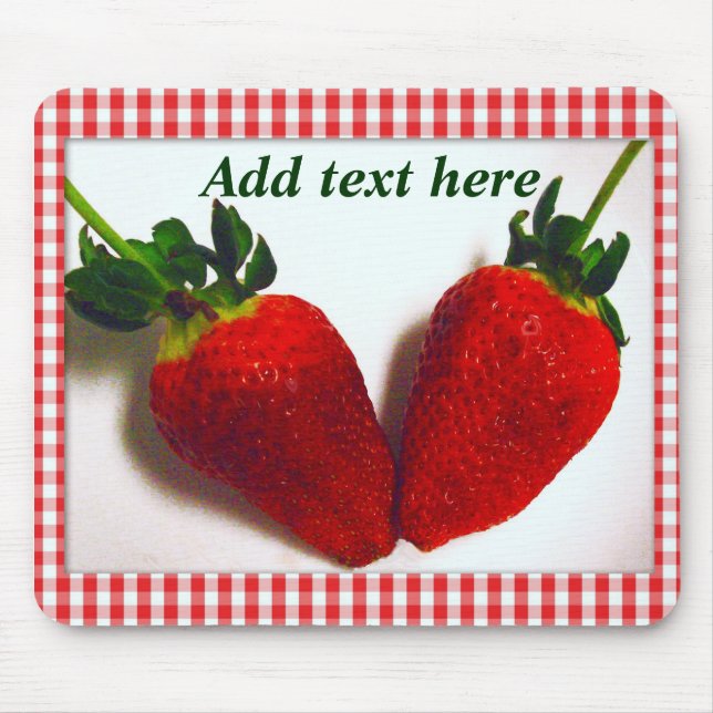 Strawberry Lover_ Mouse Pad (Front)
