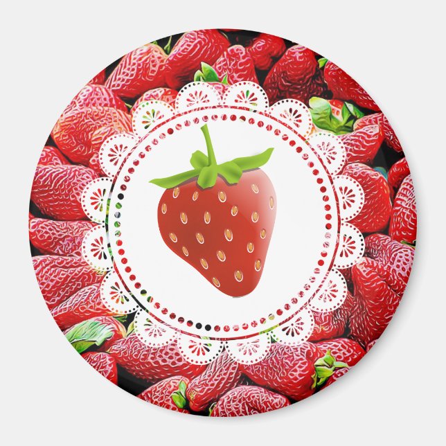 Strawberry Magnet (Front)