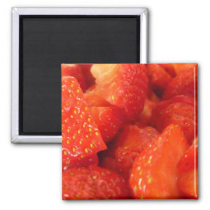 strawberry magnet aardbeien magneet
