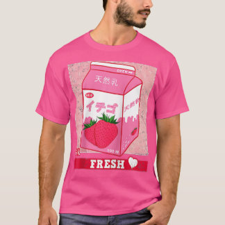 Strawberry Milk 90s Japanese Kawaii Strawberry Mil T-Shirt