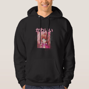 Strawberry Milk Anime Girl Kawaii Cute In Japanese Hoodie