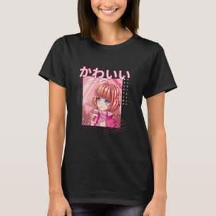 Strawberry Milk Anime Girl Kawaii Cute In Japanese T-Shirt