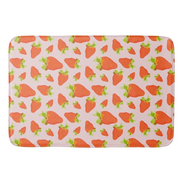Strawberry Milk Bath Mat (Front)