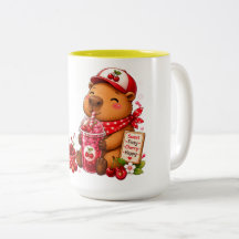Strawberry Milk Capybara | Cute Kawaii Capybara Dr