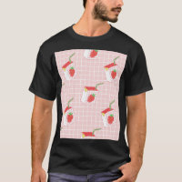 Strawberry Milk Cartoons: Playful Patterns