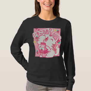 Strawberry Milk Japanese Cat T-Shirt