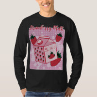 Strawberry Milk Japanese Retro 90s Anime Fruit Aes