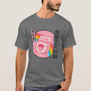 Strawberry Milk Rainbow Japan Style Otaku Vaporwav T-Shirt