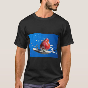 Strawberry Milk Spoon Art Tee