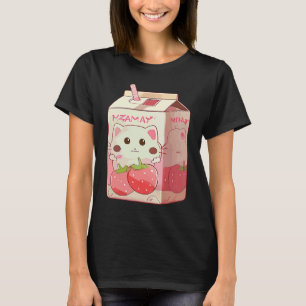 Strawberry Milkshake Cat 2 T-Shirt