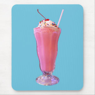 Strawberry Milkshake Mouse Pad