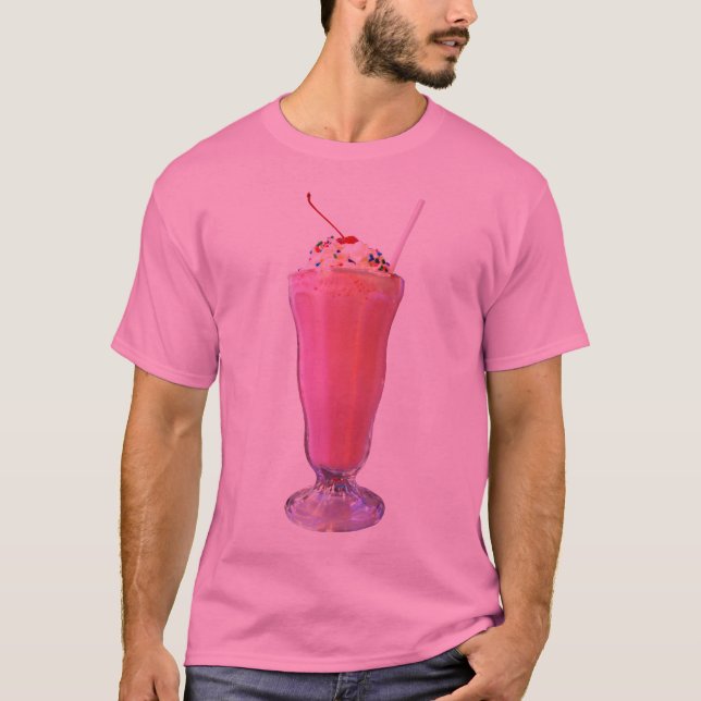 Strawberry Milkshake T-Shirt (Front)