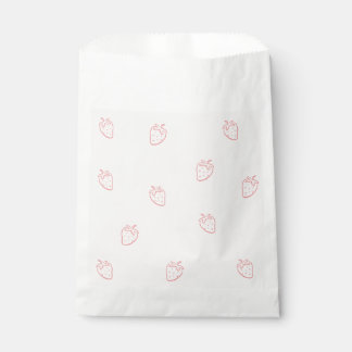 Strawberry Minimalism Favour Bags