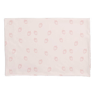 Strawberry Minimalism Pillowcase