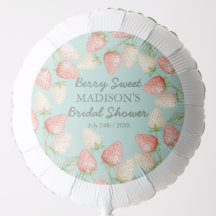 Strawberry Mint Green GardenBridal Shower 