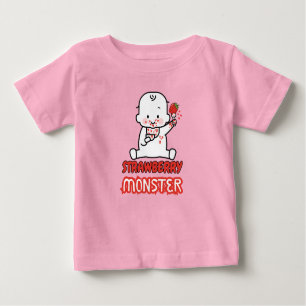 Strawberry Monster Baby T-Shirt