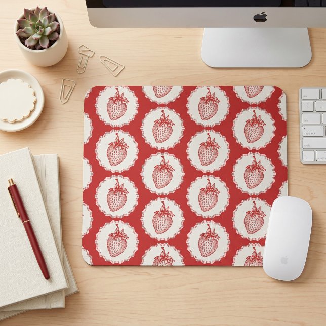 Strawberry Mouse Pad (Creator Uploaded)