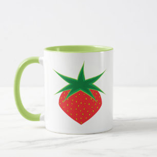 Strawberry Mug Light Green