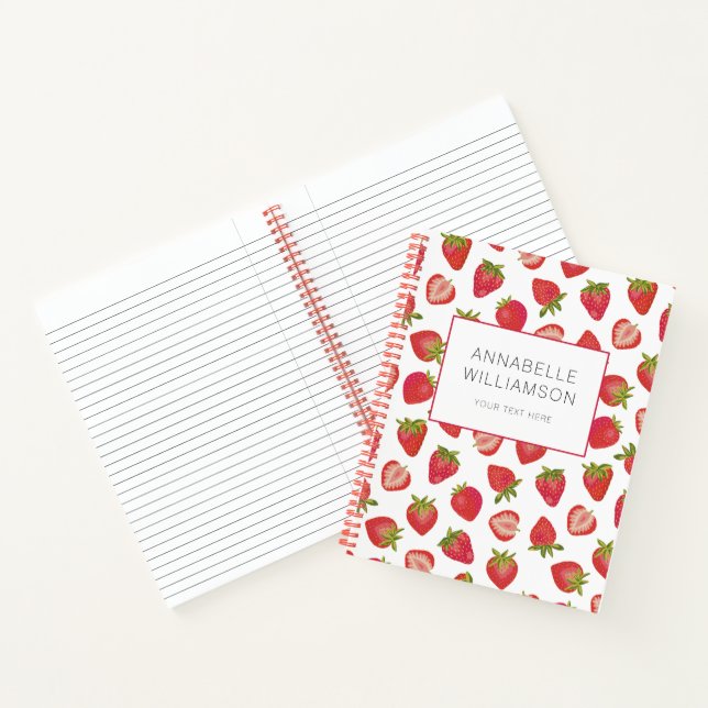 Strawberry Name Notebook (Inside)
