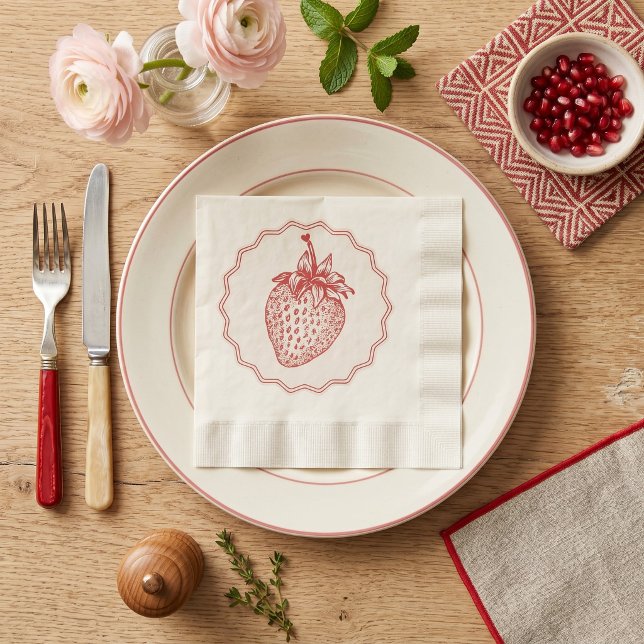Strawberry Napkin (Creator Uploaded)