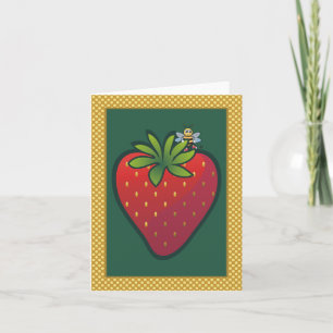 Strawberry Note Card