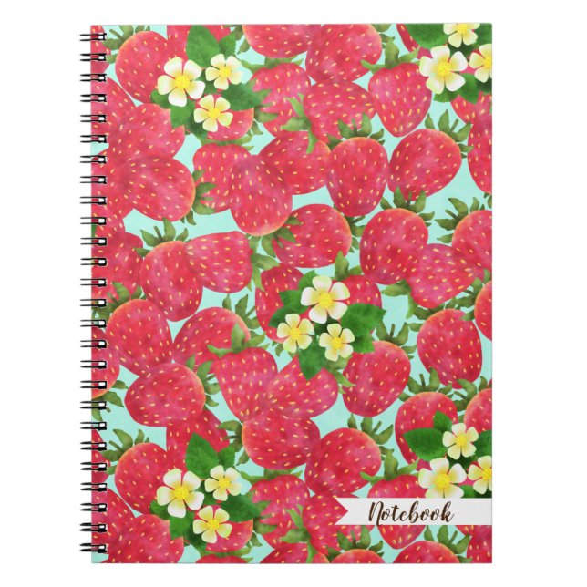 Strawberry Notebook (Front)
