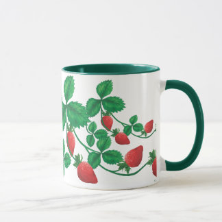 Strawberry on the vine Mug