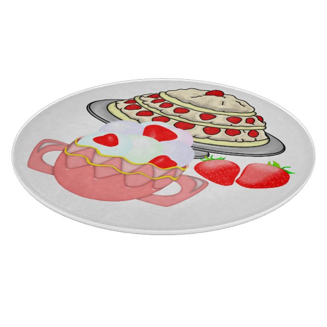 Strawberry Overdrive Cutting Board (Corner)