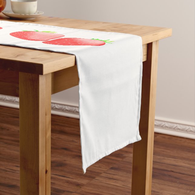 Strawberry Overdrive Long Table Runner (In Situ)