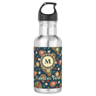 Strawberry Paisley Pattern 532 Ml Water Bottle